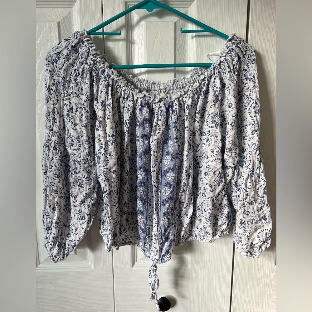 Hollister off the shoulder top
